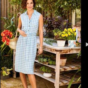 Chistopher & Banks Gingham sleeveless dress